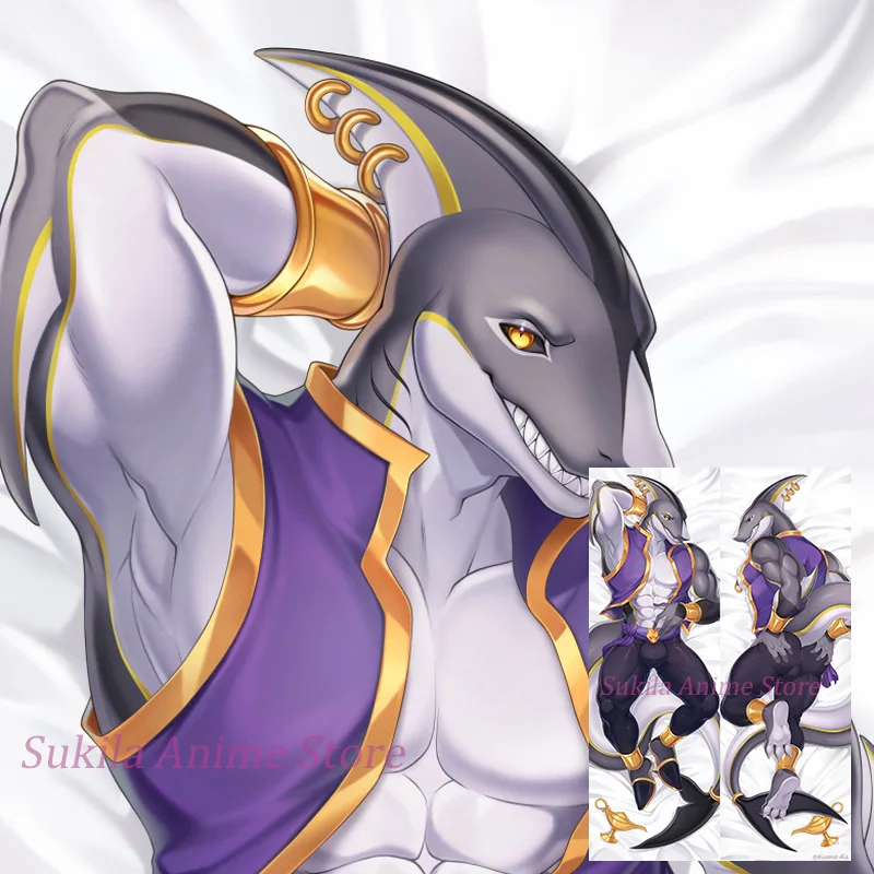 Dakimakura Shark Anime Body Pillow Cover Double-sided Print Life-size Pillowcase
Dakimakura Shark Anime Body Pillow Cover Double-sided Print Life-size Pillowcase