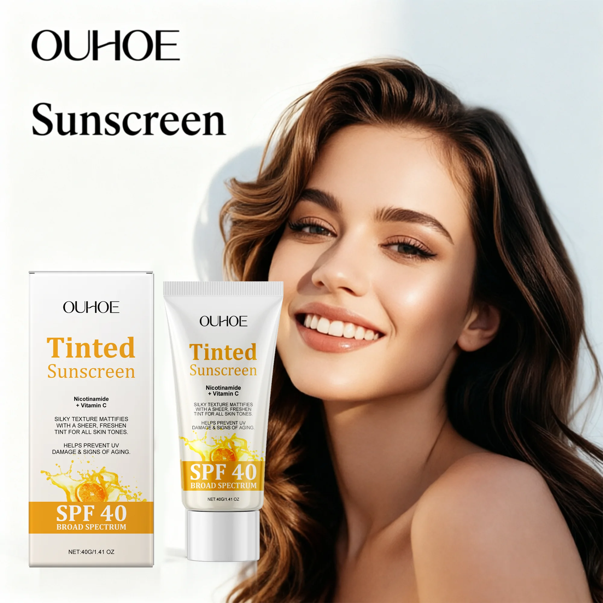 OUHOE Facial And Body Sunscreen UV Protective Cream Moisturizing Nourishing Daily Sun Protection For Face And Body Outdoor Daily Care
OUHOE Facial And Body Sunscreen UV Protective Cream Moisturizing Nourishing Daily Sun Protection For Face And Body Outdoor Daily Care