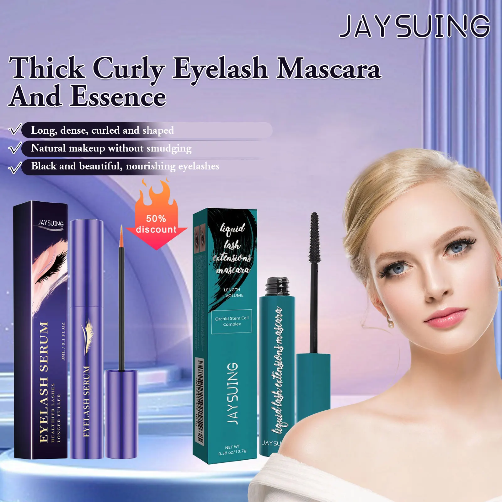 Jaysuing Curling Eyelashes Mascara Eyebrow Lash Extension Serum Nourish Natural Makeup Beauty No Smudging Thick Eyelash Mascara
Jaysuing Curling Eyelashes Mascara Eyebrow Lash Extension Serum Nourish Natural Makeup Beauty No Smudging Thick Eyelash Mascara