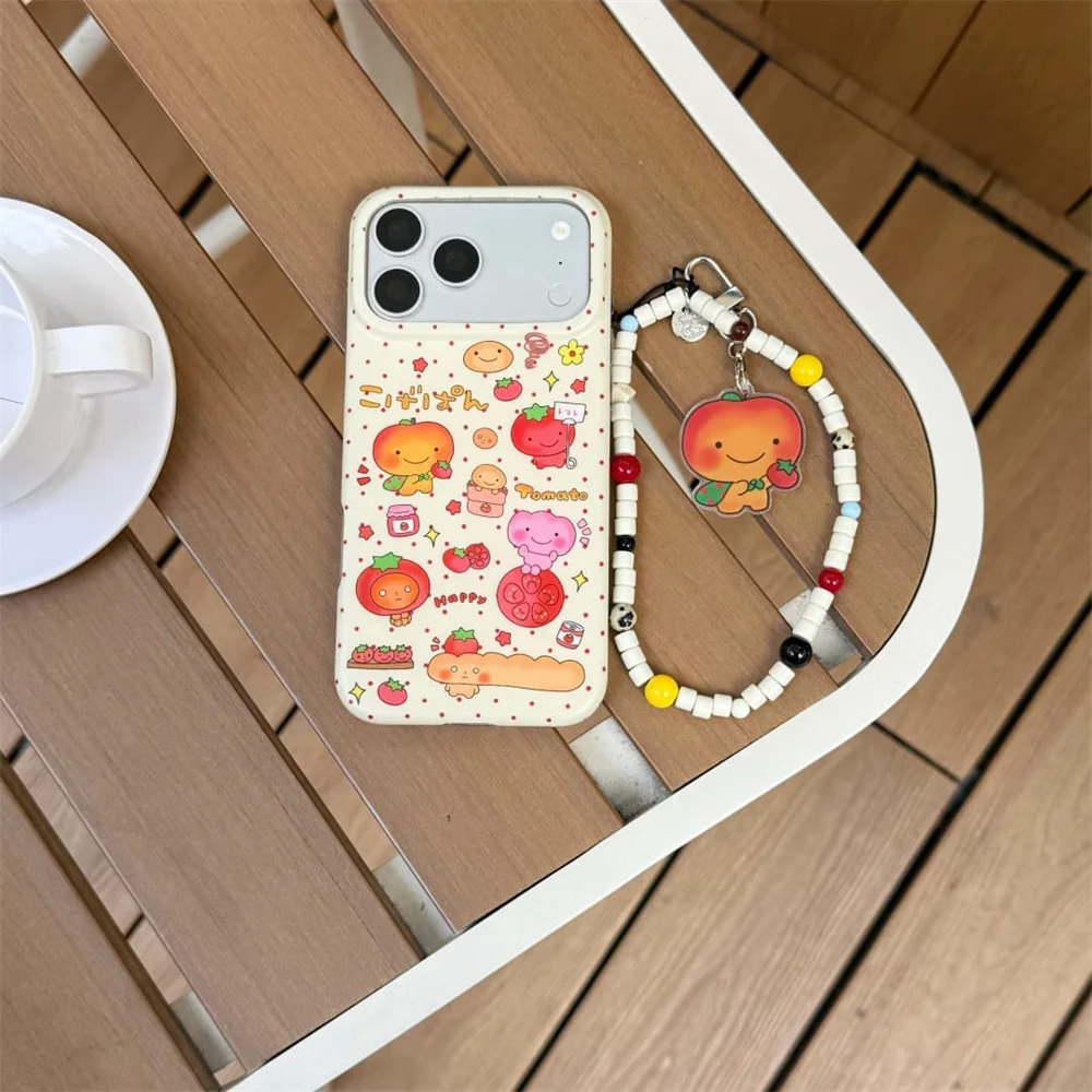 INS Korean Style Cartoon Tomato Phone case for iPhone 17 Pro 13 14 15 16 Pro Max 15 Pro Cover With Chain Cute Shockproof Funda
INS Korean Style Cartoon Tomato Phone case for iPhone 17 Pro 13 14 15 16 Pro Max 15 Pro Cover With Chain Cute Shockproof Funda