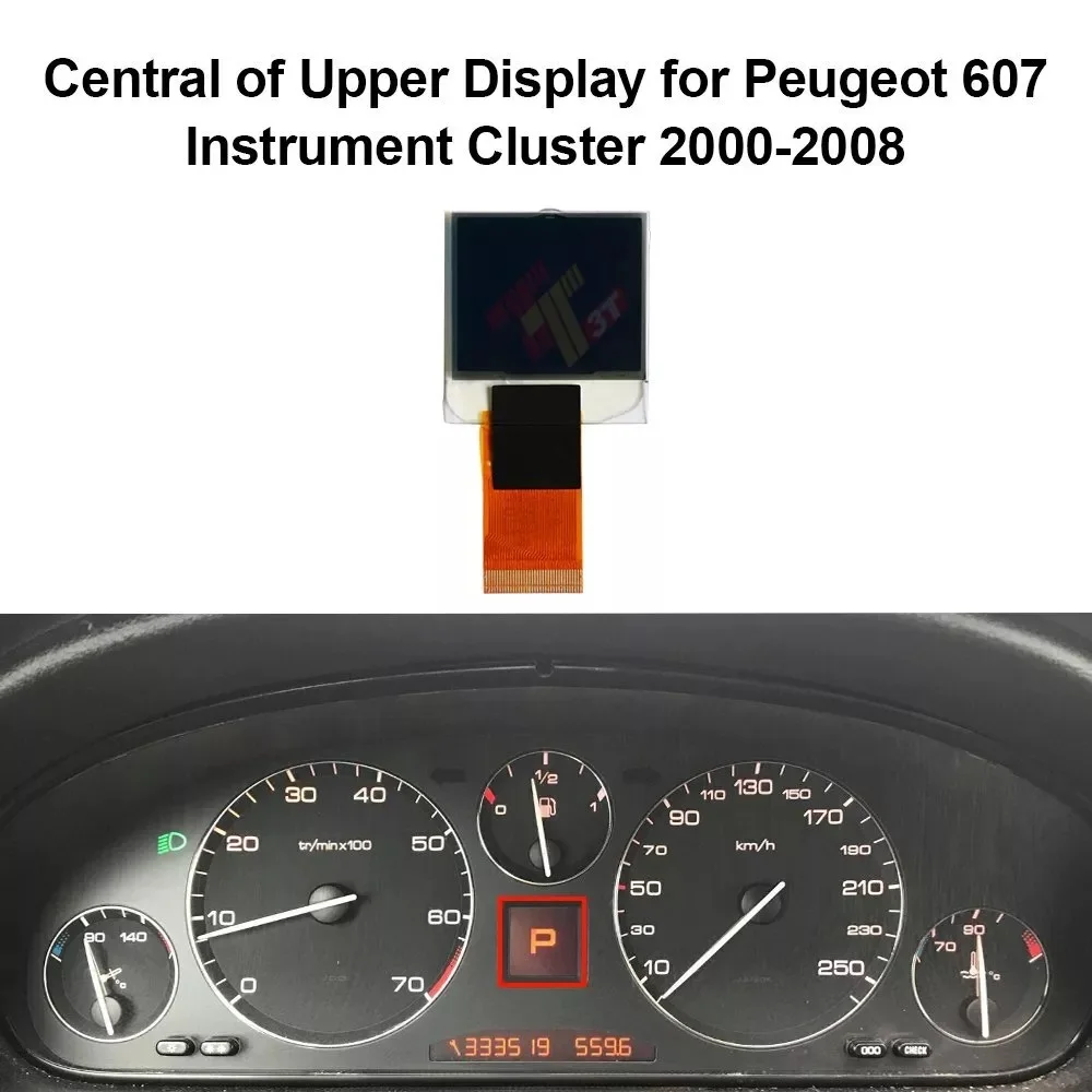 Центральный верхний ЖК-дисплей для приборной панели Peugeot 607, 2000-2008 гг.
Центральный верхний ЖК-дисплей для приборной панели Peugeot 607, 2000-2008 гг.