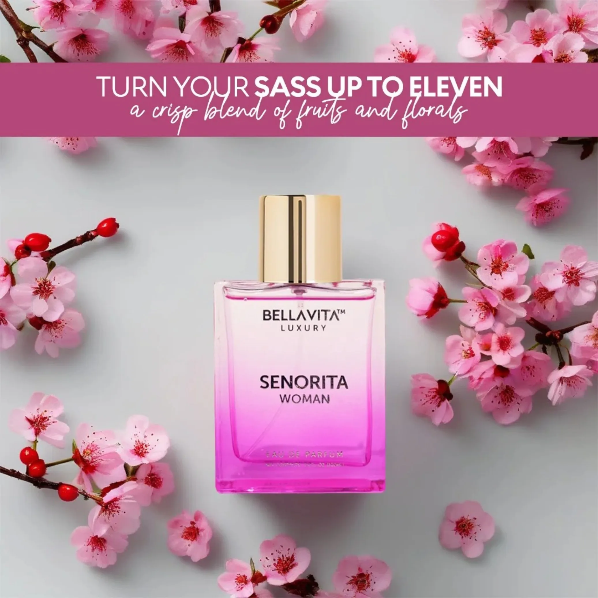 Bella Vita Luxury Senorita Woman Women's Perfume 100ml Long Lasting Sweet Scent
Bella Vita Luxury Senorita Woman Women's Perfume 100ml Long Lasting Sweet Scent