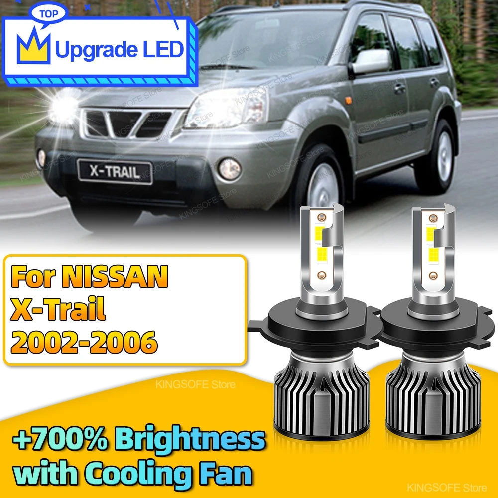 2Pcs LED Bulb Car Headlight H4 CSP CHip Canbus Auto Lights 30000LM For NISSAN X-Trail XTrail 2002 2003 2004 2005 2006
2Pcs LED Bulb Car Headlight H4 CSP CHip Canbus Auto Lights 30000LM For NISSAN X-Trail XTrail 2002 2003 2004 2005 2006