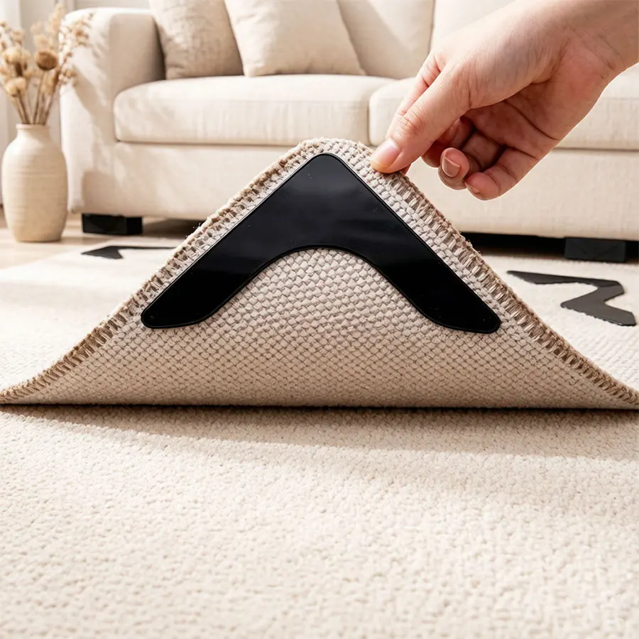 Washable Non Slip Carpet Gripper Double Sided Tape Alternative U Shaped Rug Pad Corners Fixing for Yoga Mat Door Mat Hardwood Floor Furniture
Washable Non Slip Carpet Gripper Double Sided Tape Alternative U Shaped Rug Pad Corners Fixing for Yoga Mat Door Mat Hardwood Floor Furniture