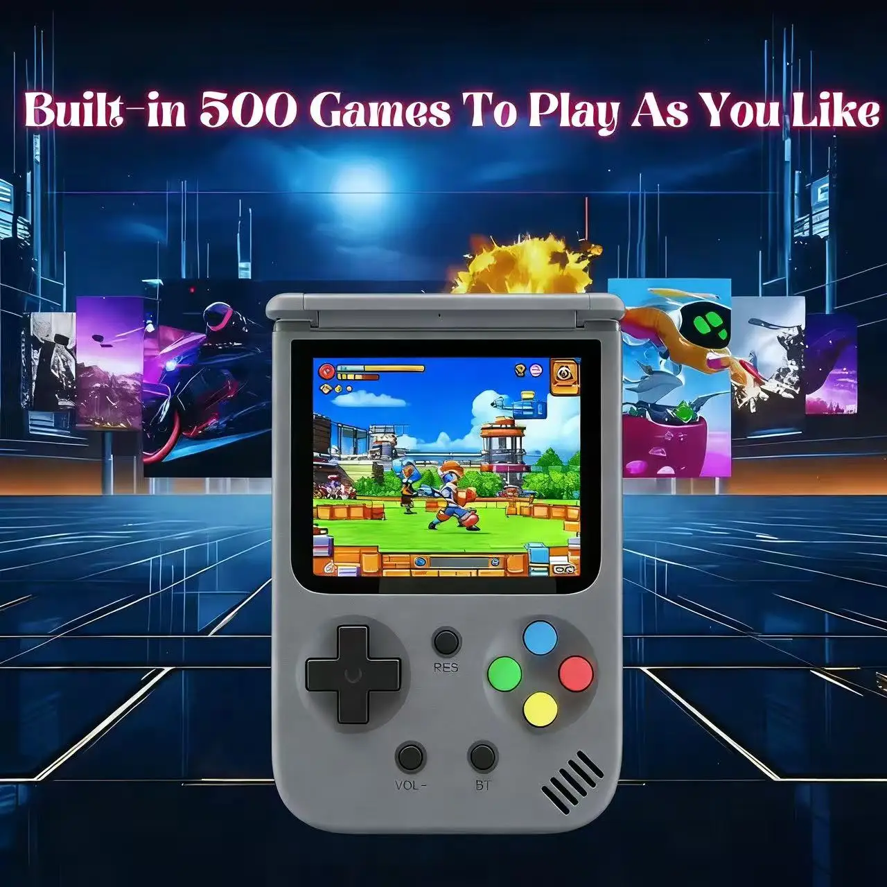 500 Game Retro Handheld Game Console with Controller - Long Battery Life and Support for Multiple 3.0-inch Displays - Perfect Gi
500 Game Retro Handheld Game Console with Controller - Long Battery Life and Support for Multiple 3.0-inch Displays - Perfect Gi