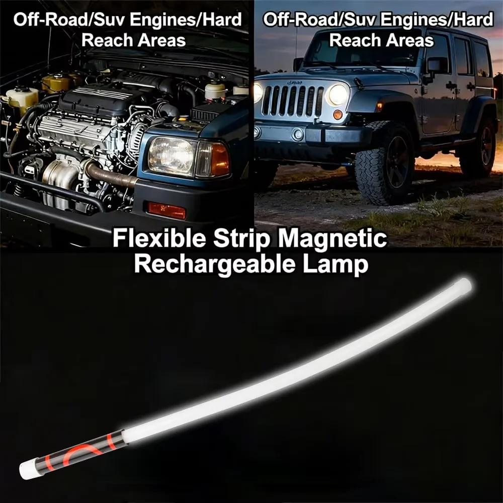 1x Flexible LED Flashlight Stick,Professional Work Light,Portable Tool for for Mechanics,Car Repairs, Inspections & Tight Spaces
1x Flexible LED Flashlight Stick,Professional Work Light,Portable Tool for for Mechanics,Car Repairs, Inspections & Tight Spaces