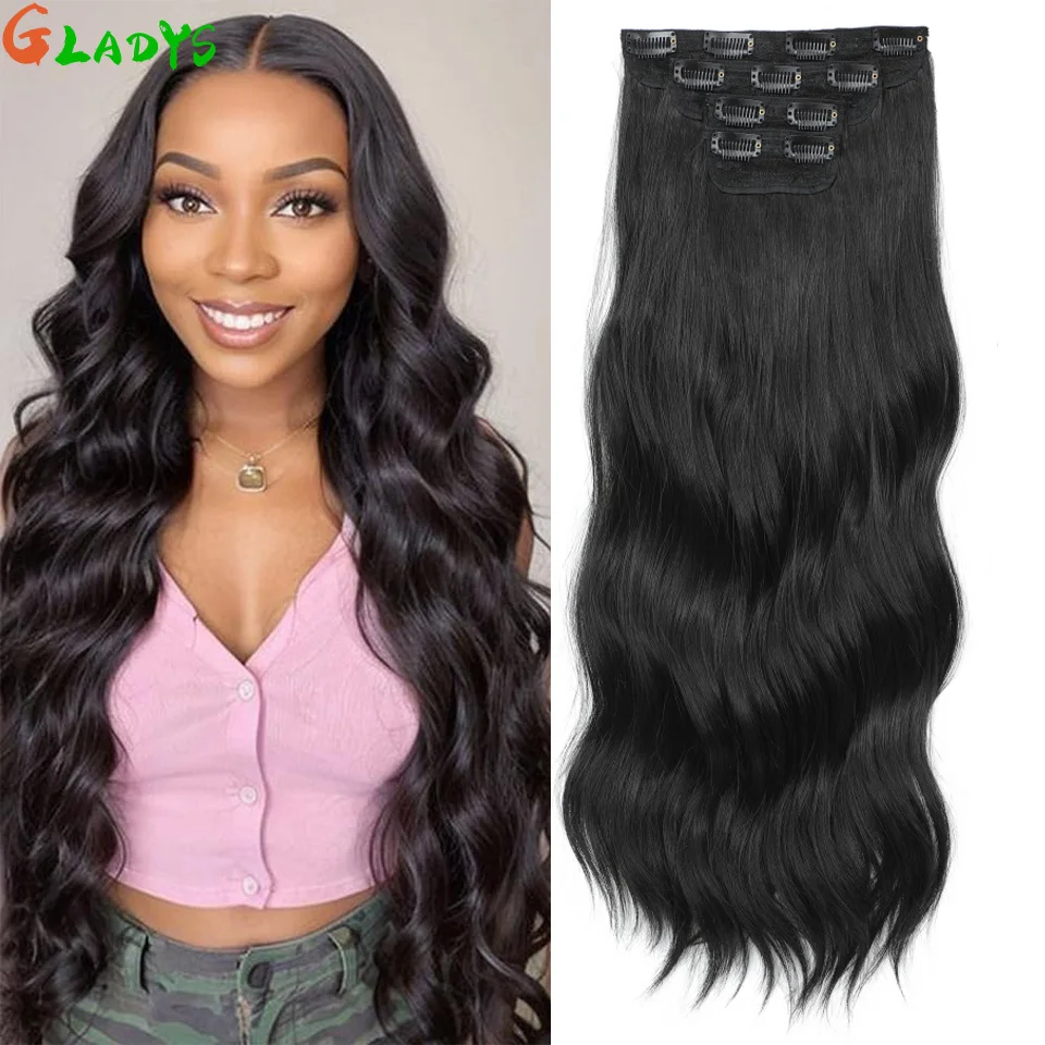 22 Inch Body Wave Clip Ins Synthetic Hair Extensions High Temperature Fiber Extension Long 11 Clip Ins Daily Use Hair Pieces
22 Inch Body Wave Clip Ins Synthetic Hair Extensions High Temperature Fiber Extension Long 11 Clip Ins Daily Use Hair Pieces