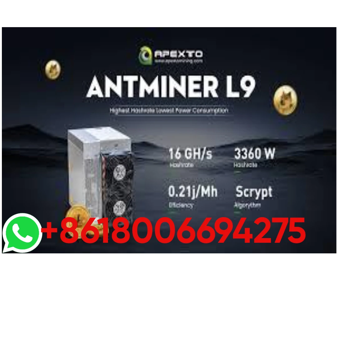 B. In Stock Bitmain Antminer L9 16,2Gh 17,6Gh 3260W LTC Miner
B. In Stock Bitmain Antminer L9 16,2Gh 17,6Gh 3260W LTC Miner