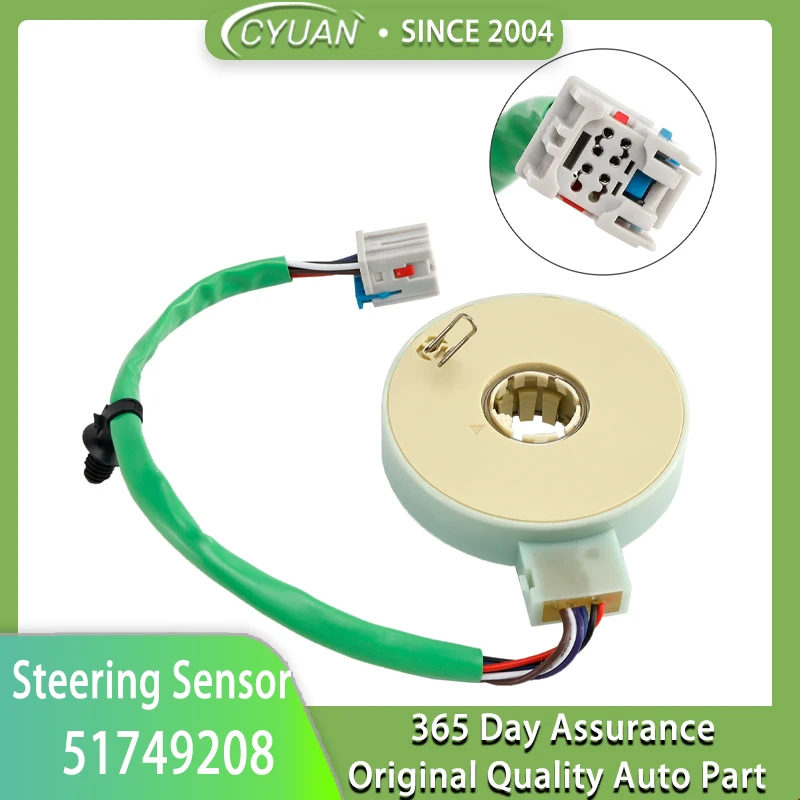 CYUAN Car Power Steering Rotation Torque Sensor OE 51749208 51707774 26096029 For Lancia Ypsilon 2003–2011 Fiat Panda 2003–2012
CYUAN Car Power Steering Rotation Torque Sensor OE 51749208 51707774 26096029 For Lancia Ypsilon 2003–2011 Fiat Panda 2003–2012
