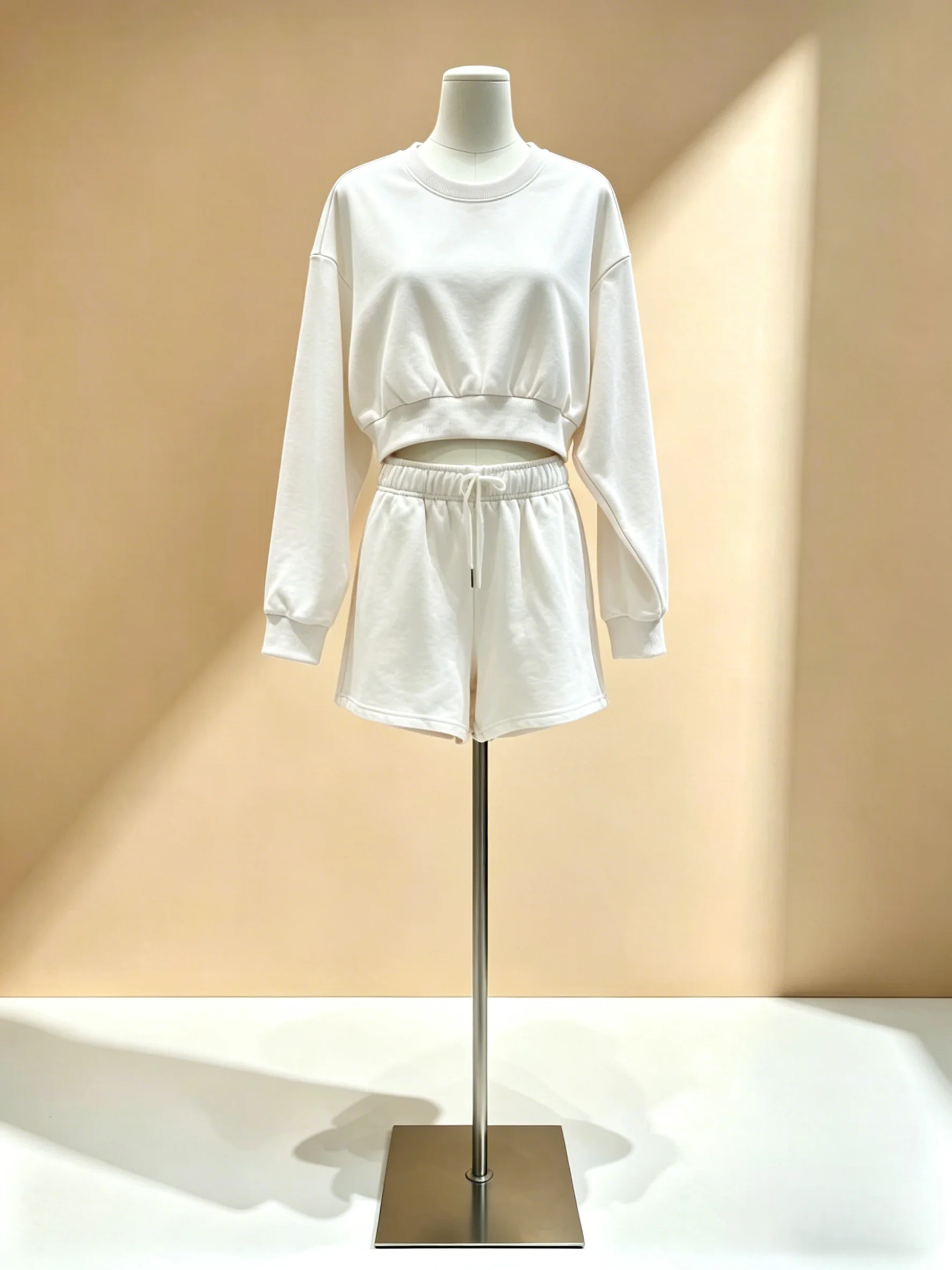 26th New Round-neck Simple Classic Solid Color Short Pants Set
26th New Round-neck Simple Classic Solid Color Short Pants Set