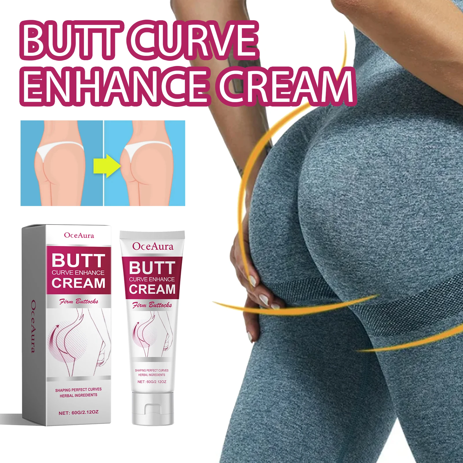 Oceaura Butt Skin Care Cream Massage Firming Skin Shaping Lifting Tightening Buttocks Skin Anti-sagging Butt Curve Enhance Cream
Oceaura Butt Skin Care Cream Massage Firming Skin Shaping Lifting Tightening Buttocks Skin Anti-sagging Butt Curve Enhance Cream