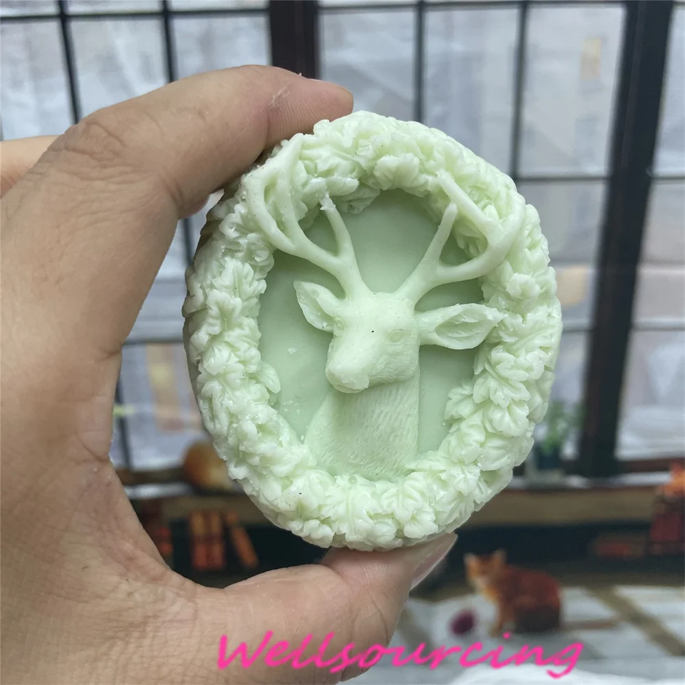 Handmade Deer Head Silicone Soap Mold Craft Oval Candle Plaster Resin Making Supplies Cake Decorating Tools Chocolate
Handmade Deer Head Silicone Soap Mold Craft Oval Candle Plaster Resin Making Supplies Cake Decorating Tools Chocolate