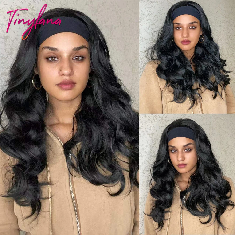 Curly Long Black Wave Headband Synthetic Wigs Natural Wavy Dark Headband Hair Wig for Women Afro Cosplay Daily Heat Resistant
Curly Long Black Wave Headband Synthetic Wigs Natural Wavy Dark Headband Hair Wig for Women Afro Cosplay Daily Heat Resistant