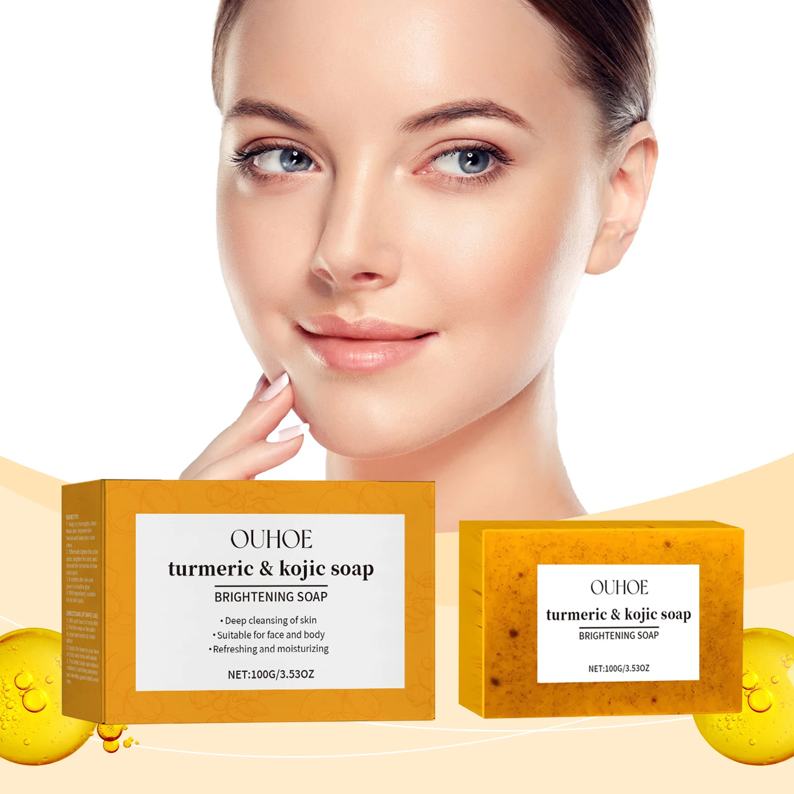 Ouhoe Lemon Ginger Yellow Brightening Soap Gently Cleanses The Skin Moisturizes And Hydrates The Face Provides Body Care Soap
Ouhoe Lemon Ginger Yellow Brightening Soap Gently Cleanses The Skin Moisturizes And Hydrates The Face Provides Body Care Soap