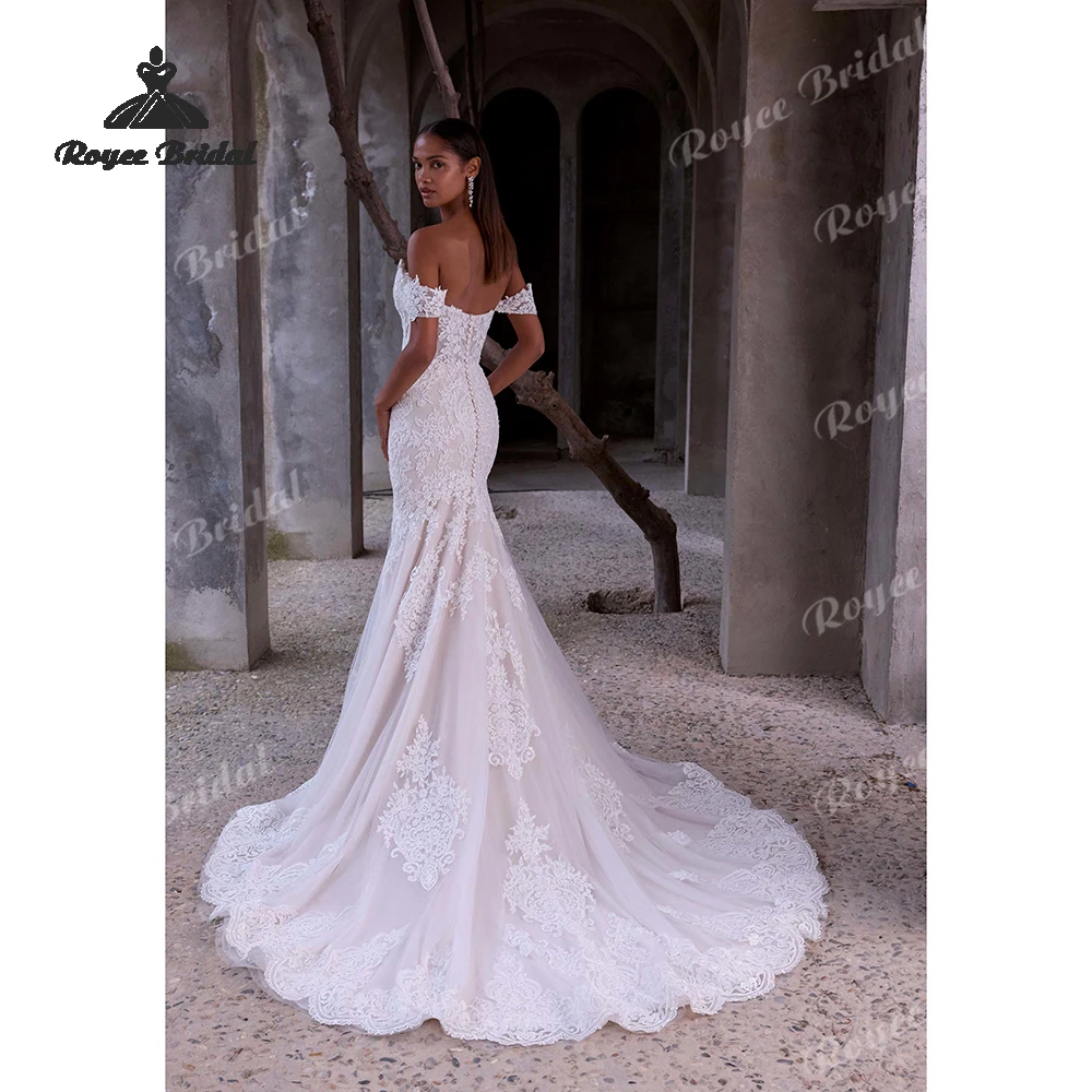 Princess Off The Shoulder Mermaid Wedding Dresses 2026 Lace Buttons Detachable Sleeves Beach Bridal Gown Custom vestido de novia
Princess Off The Shoulder Mermaid Wedding Dresses 2026 Lace Buttons Detachable Sleeves Beach Bridal Gown Custom vestido de novia
