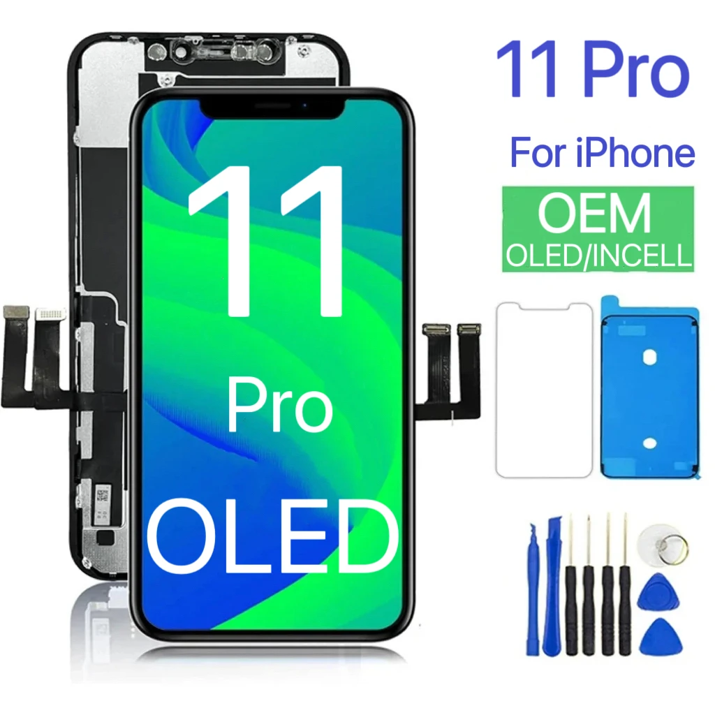 Factory Wholesale 100% Test Premium Lcd For iPhone 11Pro New Display Touch With 3D Touch Screen Replacement Display Lcd Screen
Factory Wholesale 100% Test Premium Lcd For iPhone 11Pro New Display Touch With 3D Touch Screen Replacement Display Lcd Screen