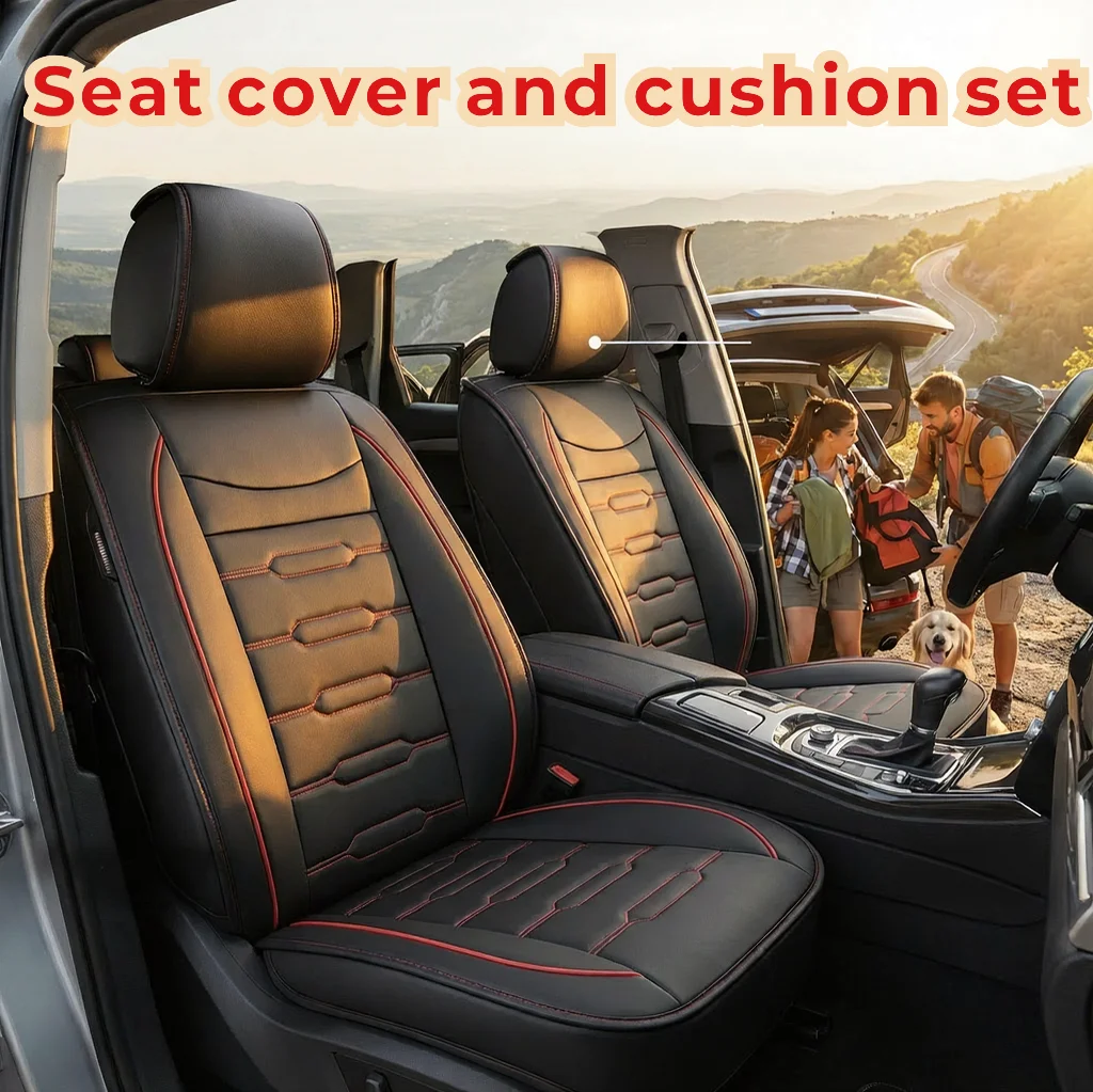 2 luxury front car seat covers and universal seat cushions, suitable for front and rear seats of cars and SUVs.
2 luxury front car seat covers and universal seat cushions, suitable for front and rear seats of cars and SUVs.