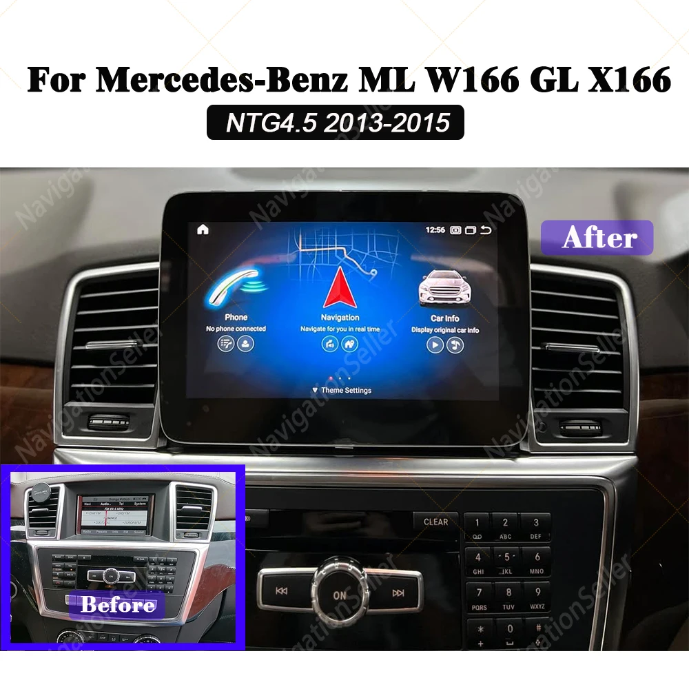 For Mercedes Benz W166 Android Radio X166 Multimedia Player Android Touch Screen Gps Navigation Carplay Android Auto Stereo BT
For Mercedes Benz W166 Android Radio X166 Multimedia Player Android Touch Screen Gps Navigation Carplay Android Auto Stereo BT