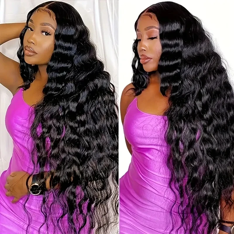 150%-180% Density Deep Wave Frontal Wig 13x4 13x6 HD Curly Lace Front Human Hair Wigs For Women Brazilian Wet And Wavy Water Wig
150%-180% Density Deep Wave Frontal Wig 13x4 13x6 HD Curly Lace Front Human Hair Wigs For Women Brazilian Wet And Wavy Water Wig