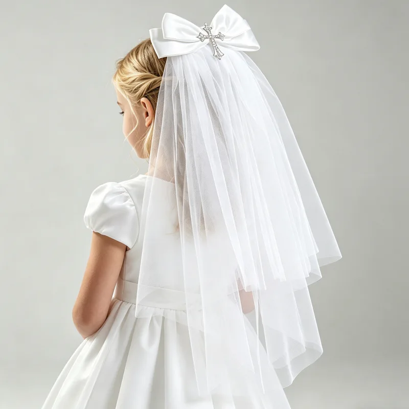 Pink Princess First Communion Veil for Girls 7-16 w/Appliques 1st Holy Catholic Velos para Niñas de Primera Comunion
Pink Princess First Communion Veil for Girls 7-16 w/Appliques 1st Holy Catholic Velos para Niñas de Primera Comunion