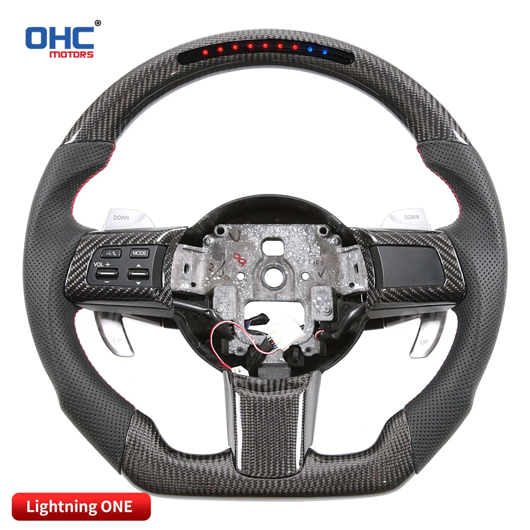 OHC 100% настоящее углеродное волокно, светодиодный руль, совместимый для Mazda RX8 II, индивидуальный руль, перфорированная кожа
OHC 100% настоящее углеродное волокно, светодиодный руль, совместимый для Mazda RX8 II, индивидуальный руль, перфорированная кожа
