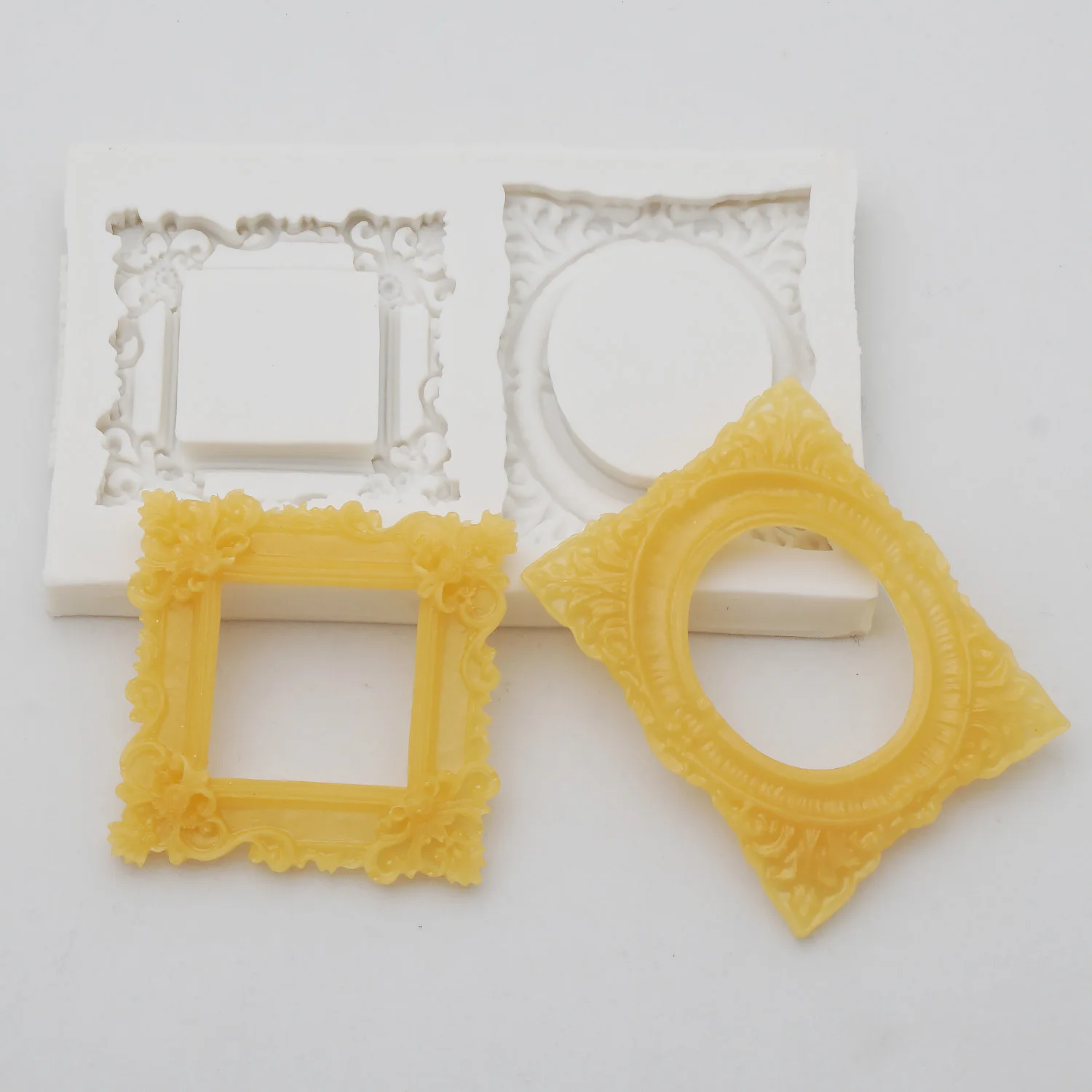 Vintage Frame Shape Fondant Silicone Mold Fondant Cake Decoration Tool Chocolate Mold 10395951
Vintage Frame Shape Fondant Silicone Mold Fondant Cake Decoration Tool Chocolate Mold 10395951