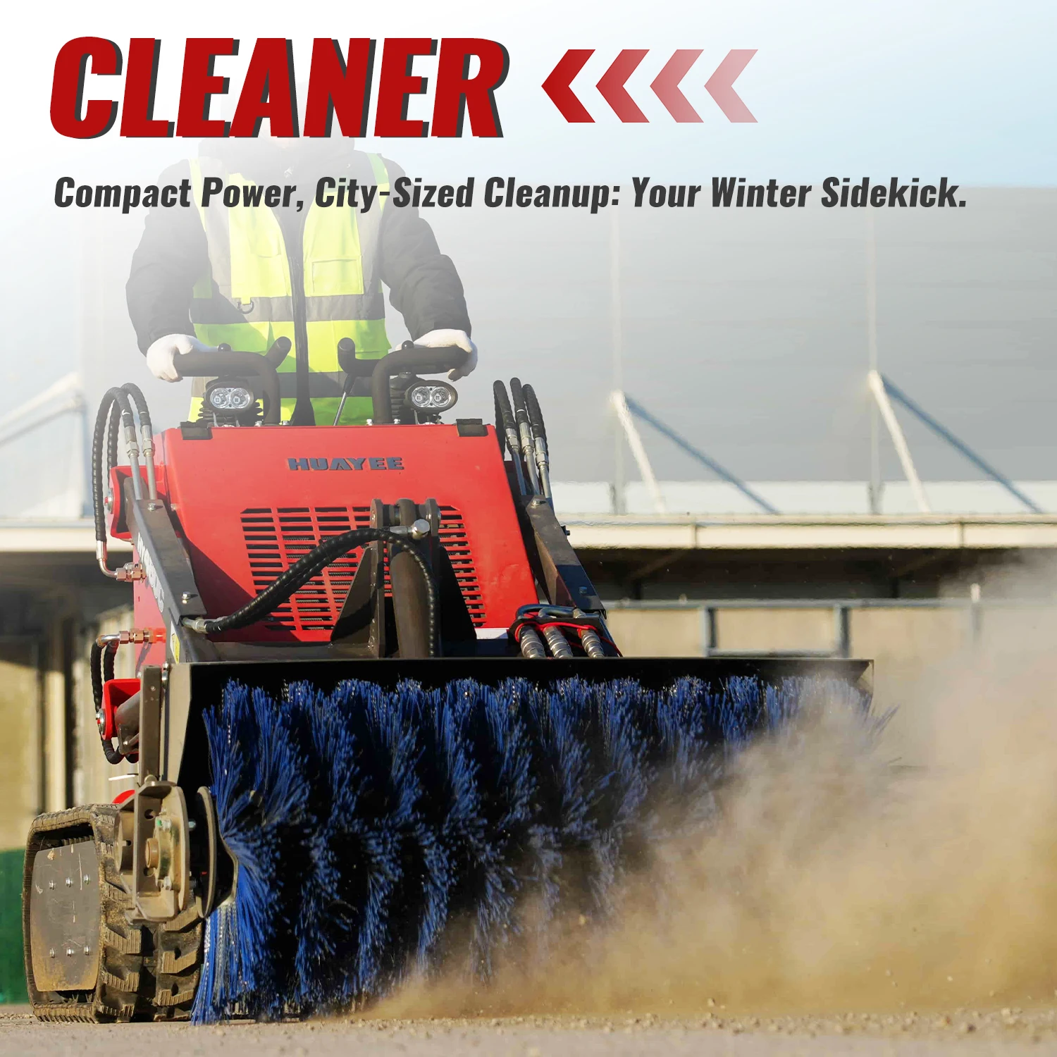 Skid Steer Loader Sweeping Attachments for Road Cleaning And Snow Covered Areas - Efficient Large Area Cleaning Tools
Skid Steer Loader Sweeping Attachments for Road Cleaning And Snow Covered Areas - Efficient Large Area Cleaning Tools