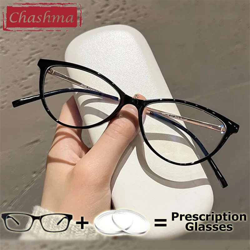 Chashma Prescription Glasses Women Optical Myopia Cat Eye TR90 Computer Working Anti Blue Progressive Reading Eyewear Spectacles
Chashma Prescription Glasses Women Optical Myopia Cat Eye TR90 Computer Working Anti Blue Progressive Reading Eyewear Spectacles