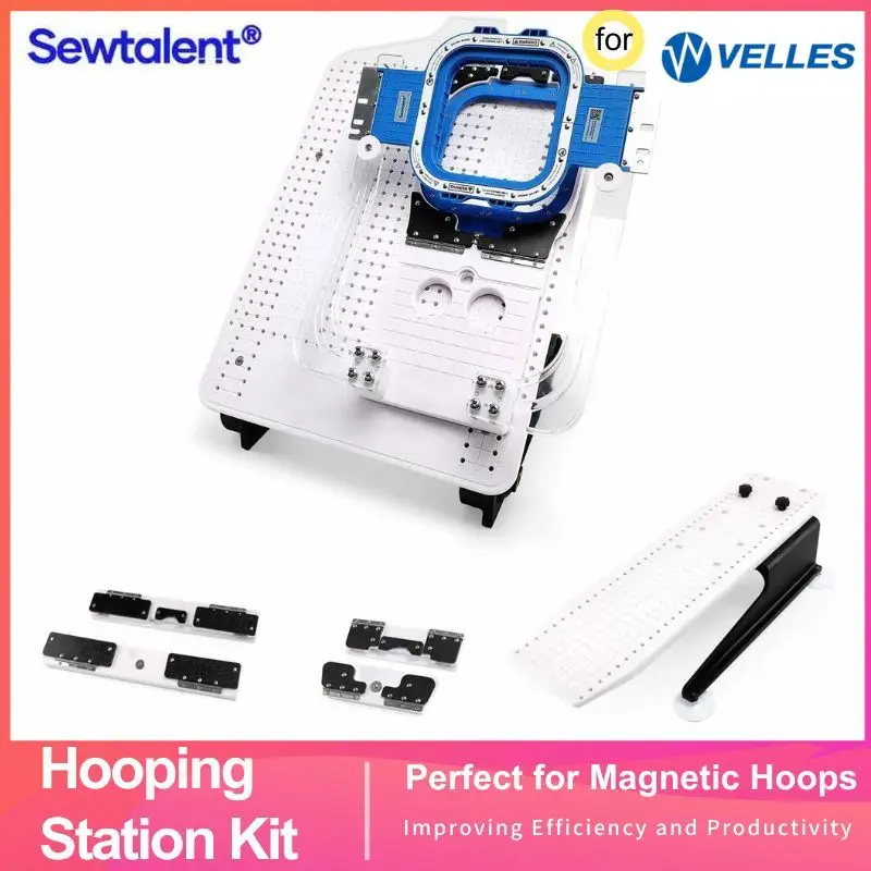 Magnetic Mighty Hoop Frame Starter Kit Hooping Station Board for VELLES VE1200 VE27C-TS VE1502C-TS2 VE 1503C Embroidery Machine
Magnetic Mighty Hoop Frame Starter Kit Hooping Station Board for VELLES VE1200 VE27C-TS VE1502C-TS2 VE 1503C Embroidery Machine