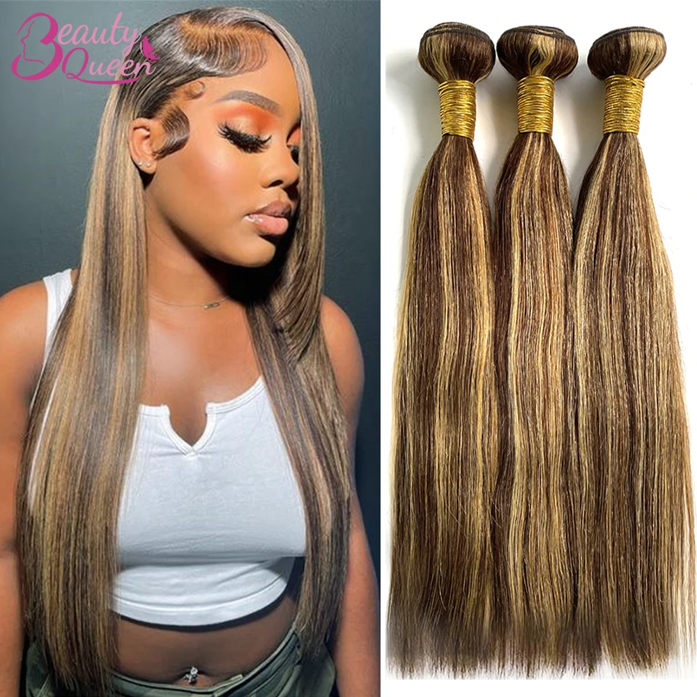 Highlight Bundles P4/27 Straight Bundles 1/3 Pcs Colored Hair Extensions Bone Silky Straight 100% Human Hair Bundles Hair Weave
Highlight Bundles P4/27 Straight Bundles 1/3 Pcs Colored Hair Extensions Bone Silky Straight 100% Human Hair Bundles Hair Weave