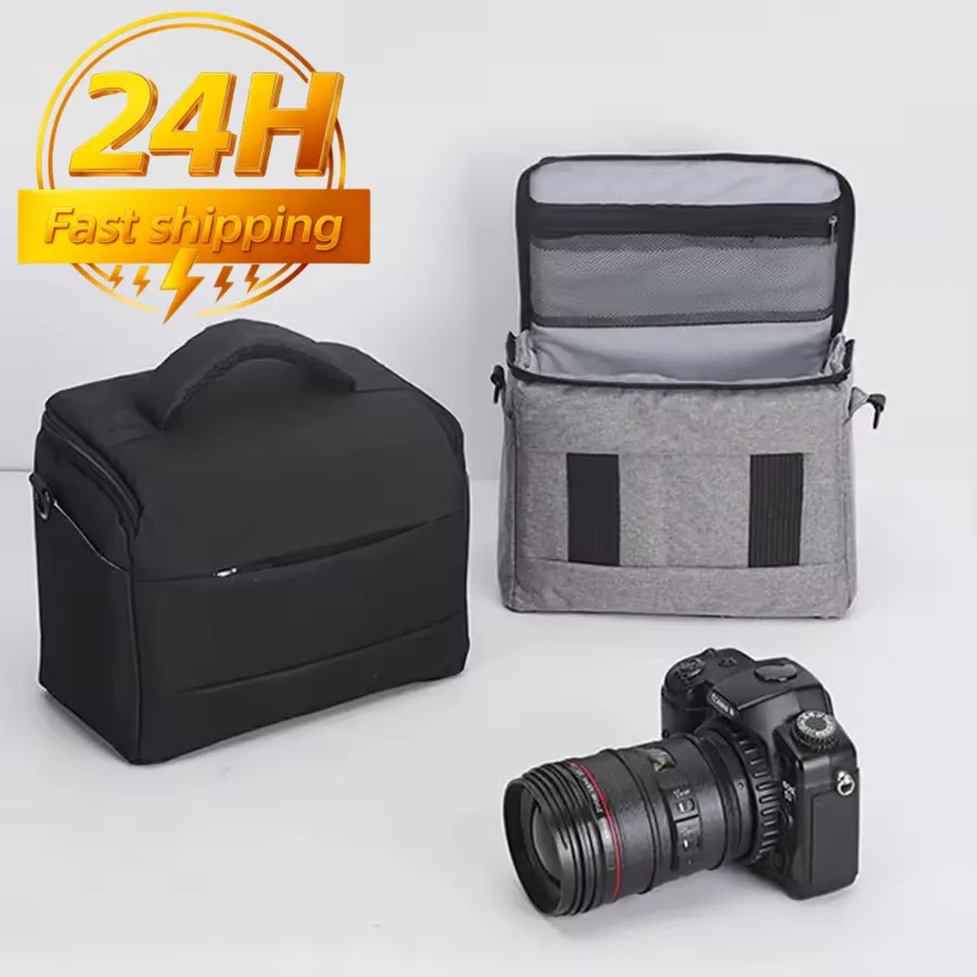 Сумка для DSLR-камеры, нейлоновая сумка через плечо, портативный чехол для фотоаппарата Sony, Nikon, Canon, Panasonic, сумка-кроссбоди для фотографов
Сумка для DSLR-камеры, нейлоновая сумка через плечо, портативный чехол для фотоаппарата Sony, Nikon, Canon, Panasonic, сумка-кроссбоди для фотографов