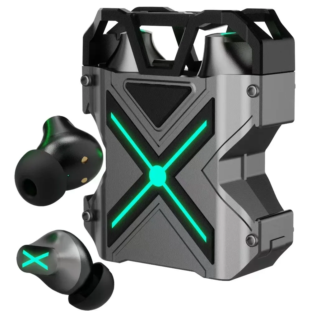 TWS K89 Bluetooth-compatible Earphones In-ear Noise Cancel Mechanical Style Wireless E-sports Gaming Headsets for Mobile Phone
TWS K89 Bluetooth-compatible Earphones In-ear Noise Cancel Mechanical Style Wireless E-sports Gaming Headsets for Mobile Phone