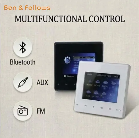 Tuya Smart Home Wall Amplifier Bluetooth WiFi Touch Screen Audio Control Panel Background Music System U Disk TF Card
Tuya Smart Home Wall Amplifier Bluetooth WiFi Touch Screen Audio Control Panel Background Music System U Disk TF Card