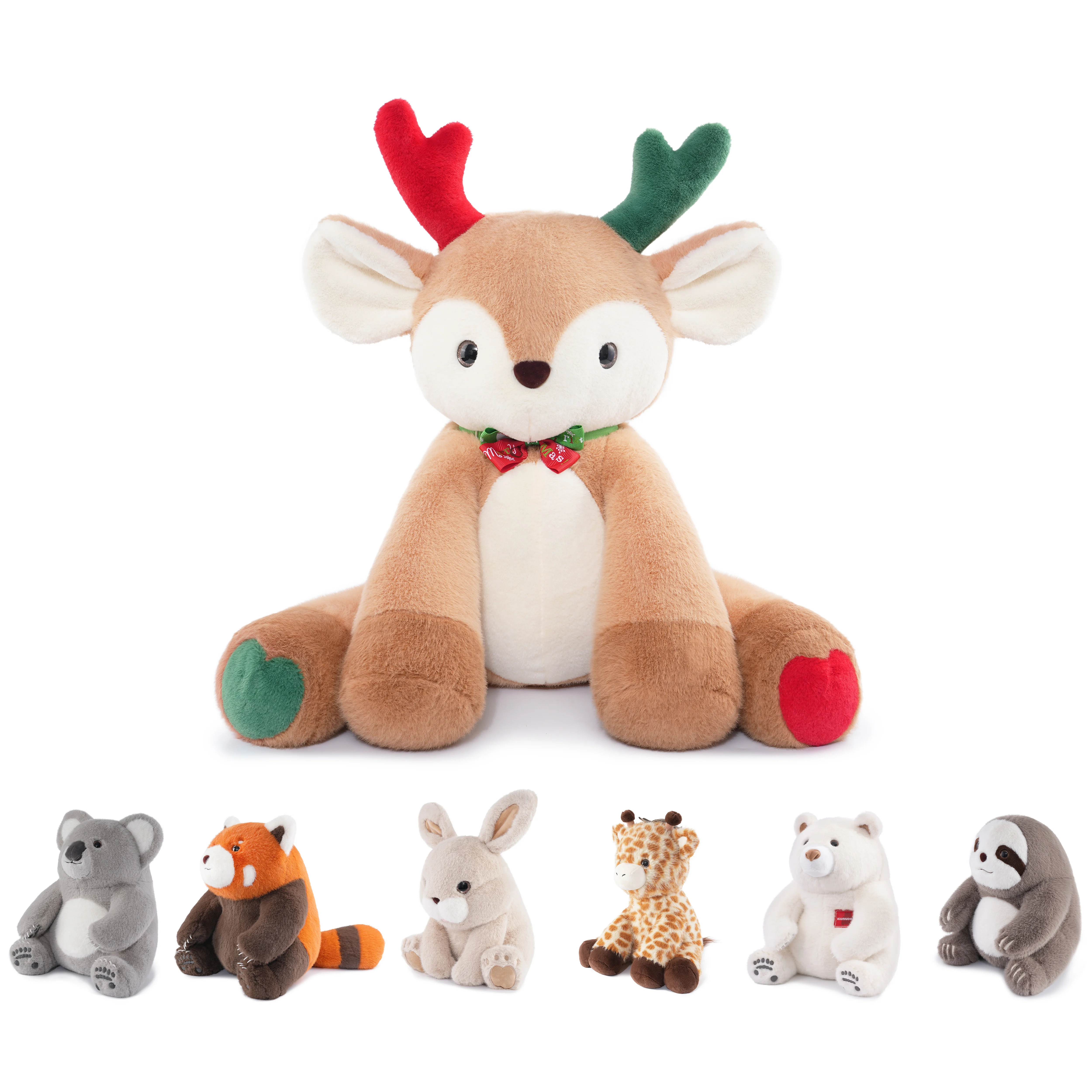 Sitting Deer Weighted Stuffed Animal with Beads Heavy Soft Plush Body Pillow for Kids Adults Sleep Aid,Christmas Birthday Gifts
Sitting Deer Weighted Stuffed Animal with Beads Heavy Soft Plush Body Pillow for Kids Adults Sleep Aid,Christmas Birthday Gifts