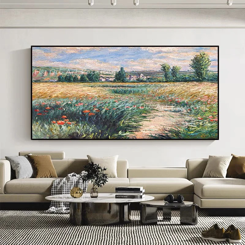 100% Handmade landscape field large size high quality picture colorful green artwork Oil Painting Porch Aisle For Living Room
100% Handmade landscape field large size high quality picture colorful green artwork Oil Painting Porch Aisle For Living Room