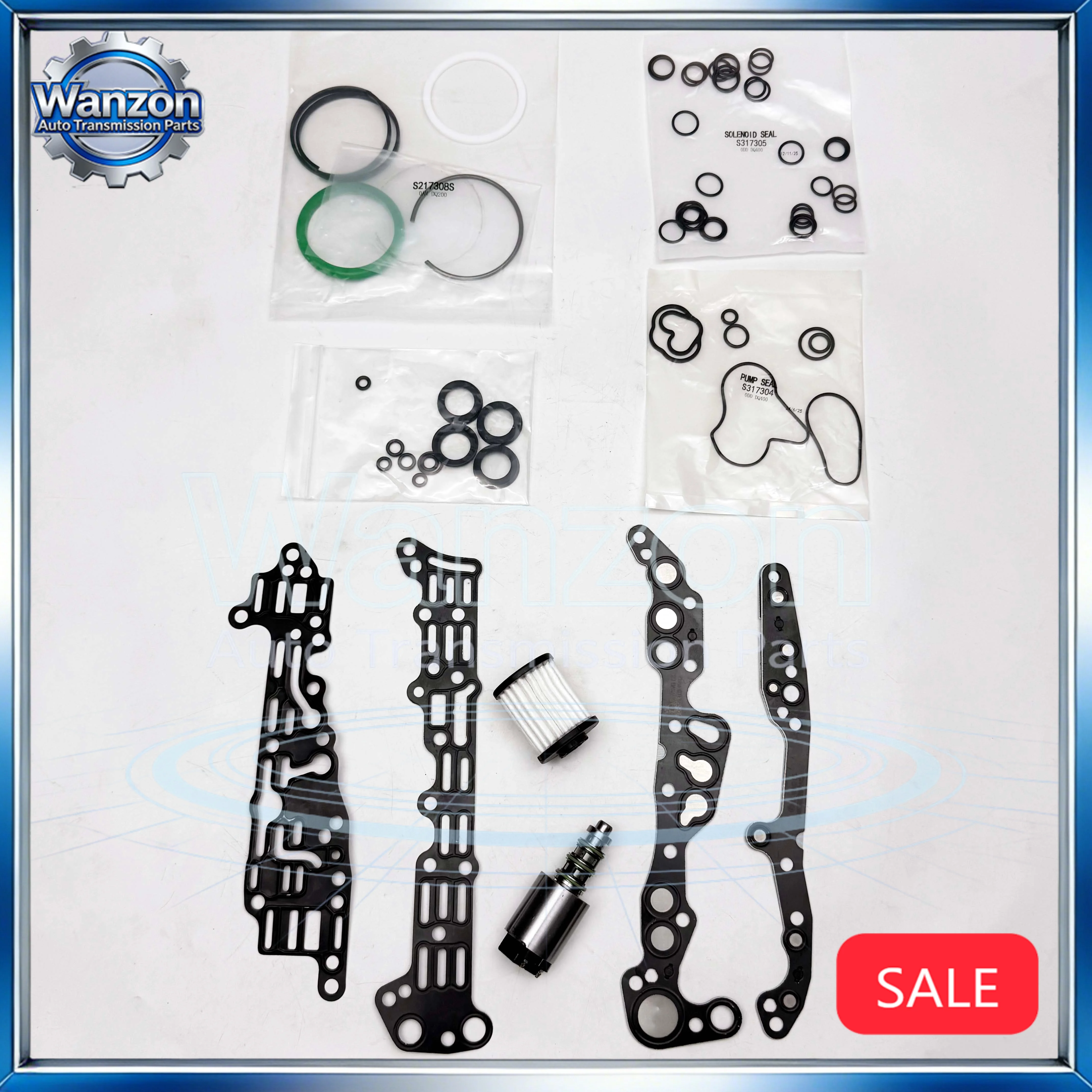DQ400 0DD Automatic Transmission Valve Body Overhaul Kit, Gasket Solenoid Filter Element Rubber Ring for VW Audi Hybrid models
DQ400 0DD Automatic Transmission Valve Body Overhaul Kit, Gasket Solenoid Filter Element Rubber Ring for VW Audi Hybrid models