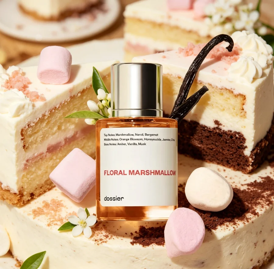 DOSSIER perfume spray (cotton candy, amber, vanilla, musk) perfume, luxury perfume of Middle East style, delicate and simple packaging, lasting sweet fragrance - the best gift for him or her
DOSSIER perfume spray (cotton candy, amber, vanilla, musk) perfume, luxury perfume of Middle East style, delicate and simple packaging, lasting sweet fragrance - the best gift for him or her