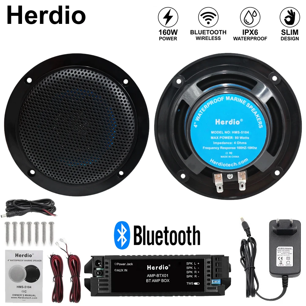 Потолочный Bluetooth-динамик Herdio, 4 дюйма, 160 Вт, водонепроницаемые морские колонки, 2,0-канальный аудиоусилитель для ванной комнаты, кухни
Потолочный Bluetooth-динамик Herdio, 4 дюйма, 160 Вт, водонепроницаемые морские колонки, 2,0-канальный аудиоусилитель для ванной комнаты, кухни