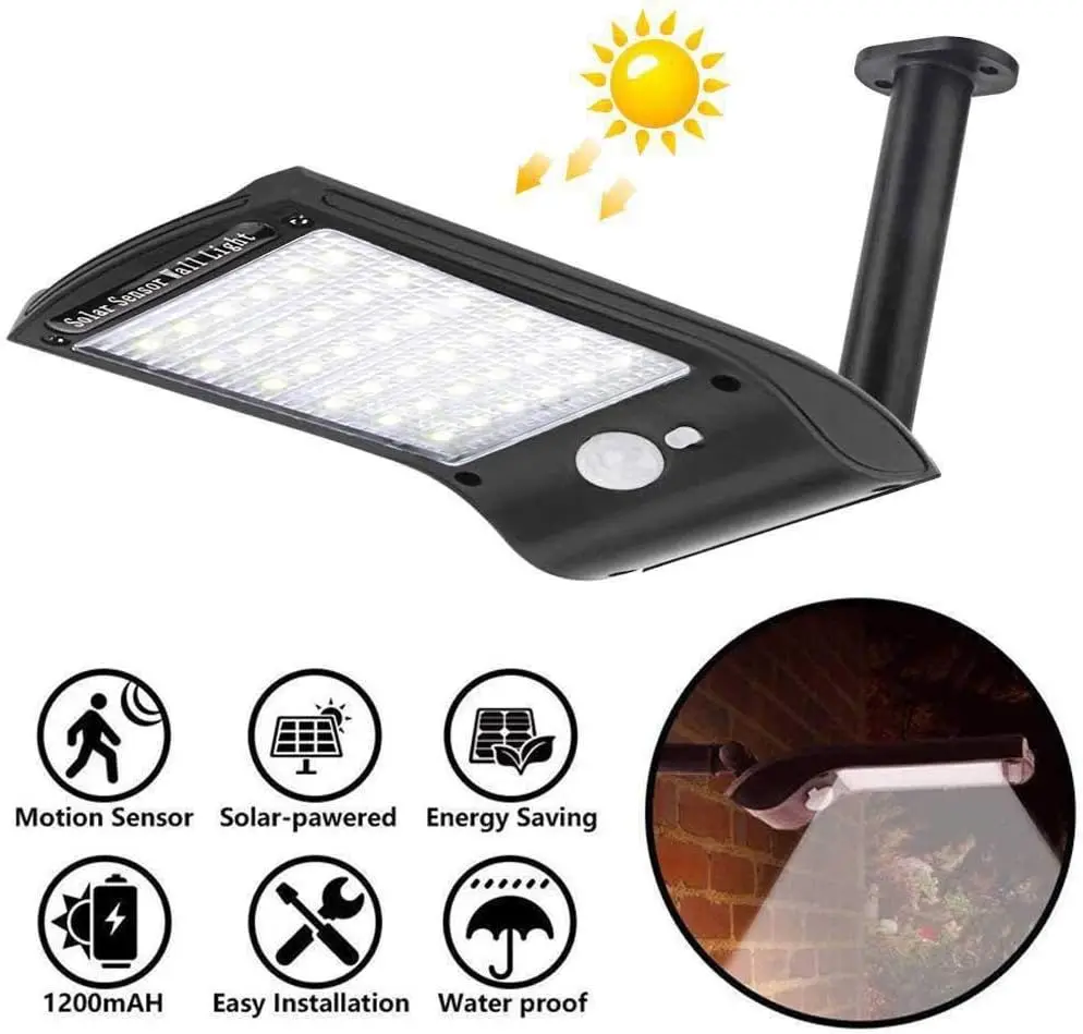 Solar Lights Outdoor LED Solar Powered Security Lights Motion Sensor Wall Lamp Bright Waterproof Solar Lamp with 180° Adjustable
Solar Lights Outdoor LED Solar Powered Security Lights Motion Sensor Wall Lamp Bright Waterproof Solar Lamp with 180° Adjustable