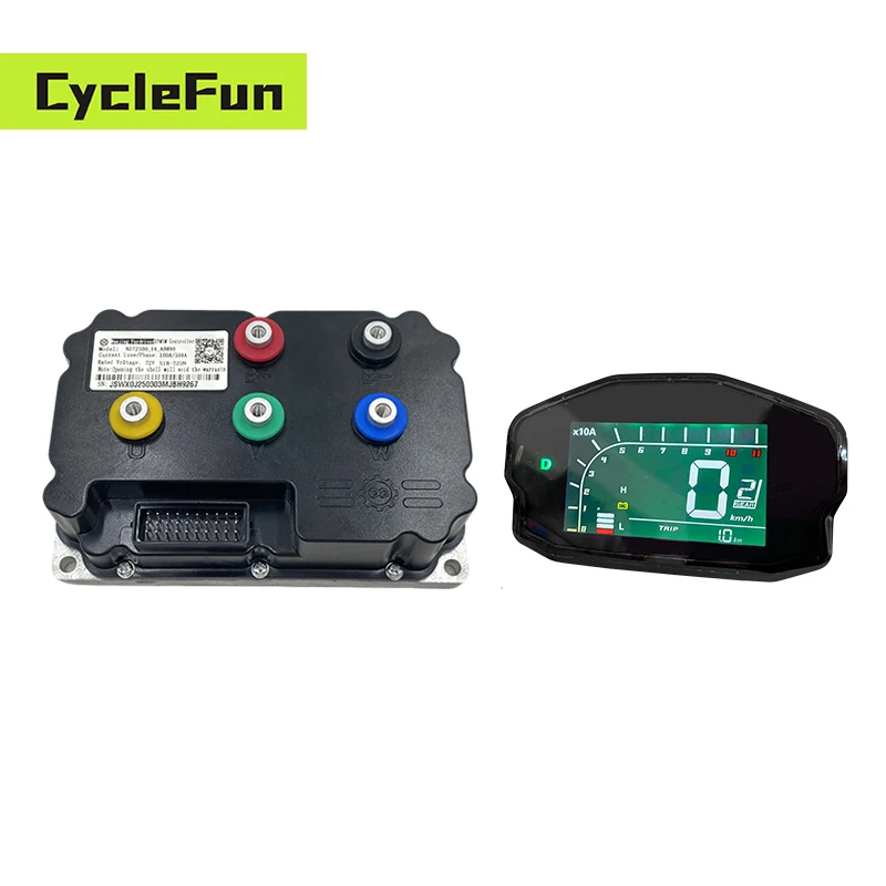 ND72530 DC 350A Sine Wave FarDriver Controller with Bluetooth And DKD One-Lin Speedometer Electric Scooter E-bike Accessories
ND72530 DC 350A Sine Wave FarDriver Controller with Bluetooth And DKD One-Lin Speedometer Electric Scooter E-bike Accessories