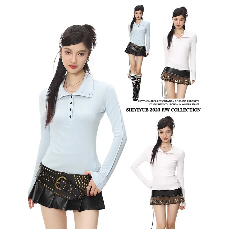 Women Autumn Winter Casual Turn-down Collar Pullover Sweater Fashion Thickened Warm Knitwear Slim Top
Women Autumn Winter Casual Turn-down Collar Pullover Sweater Fashion Thickened Warm Knitwear Slim Top