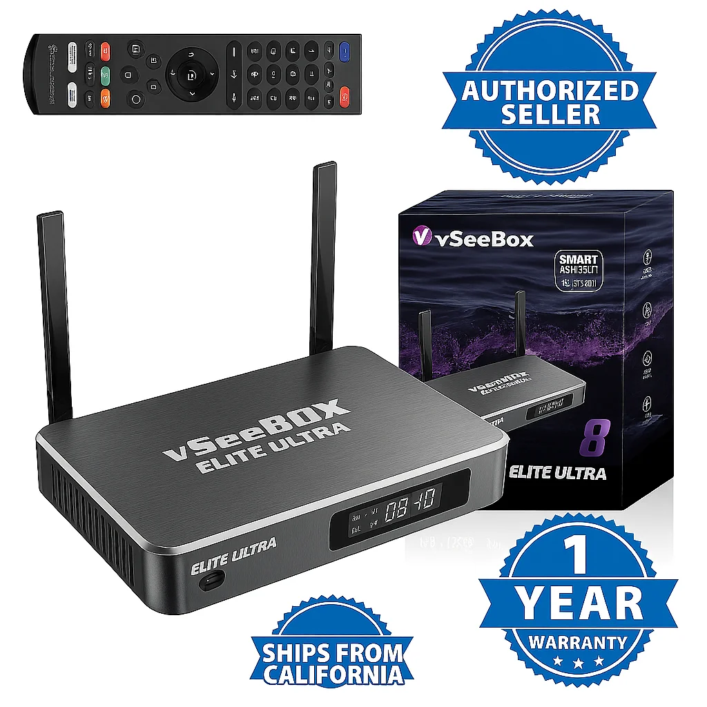 TOP SALES BRAND NEW AND ORIGINAL PRELOADED VSEEBOX ELITE ULTRA V8 BUY 3 GET 2 FREE
TOP SALES BRAND NEW AND ORIGINAL PRELOADED VSEEBOX ELITE ULTRA V8 BUY 3 GET 2 FREE