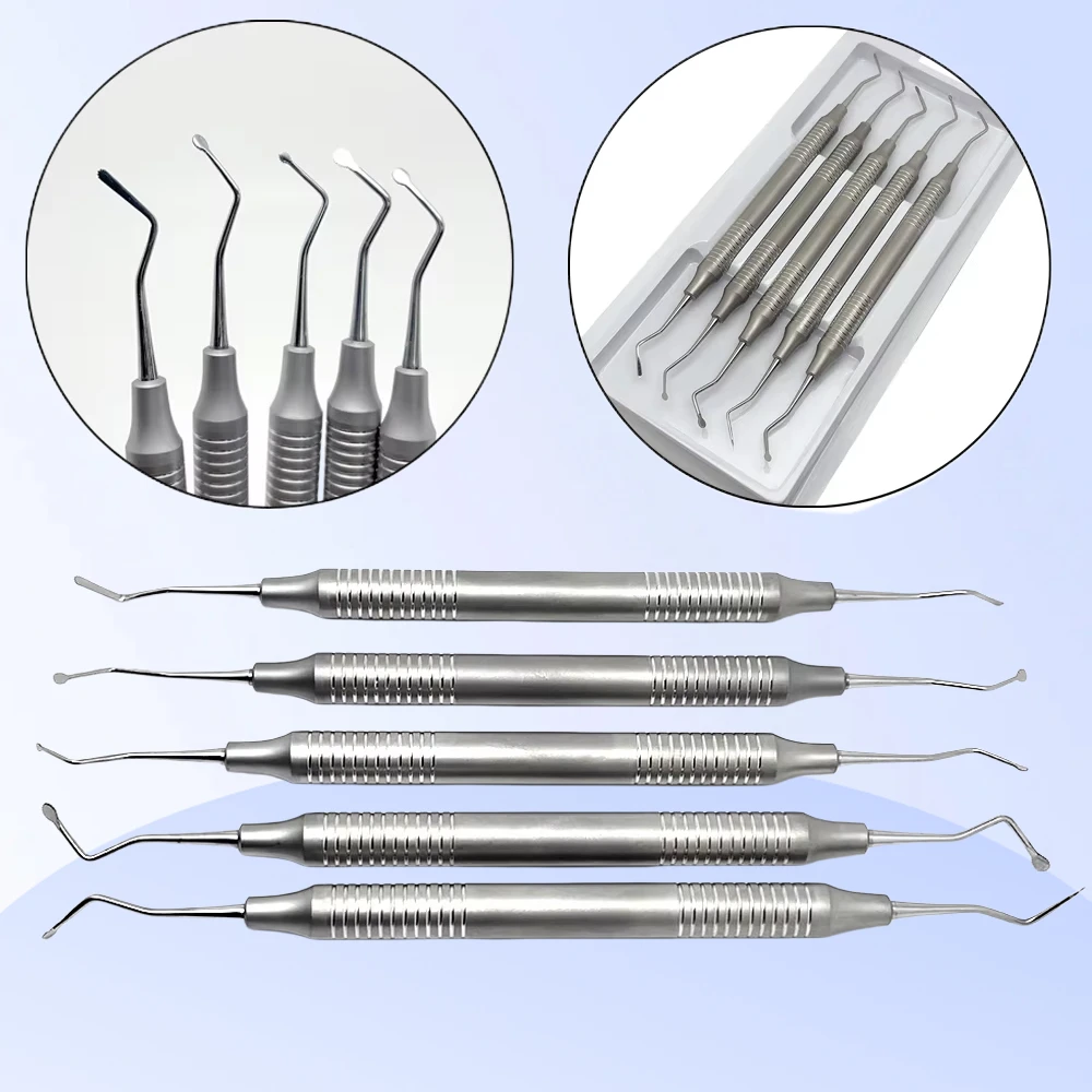 5Pcs Dental Gingival Cord Packer Retraction Instruments Separator Serrated Picker Placement Round Dentist Clean Care Material
5Pcs Dental Gingival Cord Packer Retraction Instruments Separator Serrated Picker Placement Round Dentist Clean Care Material