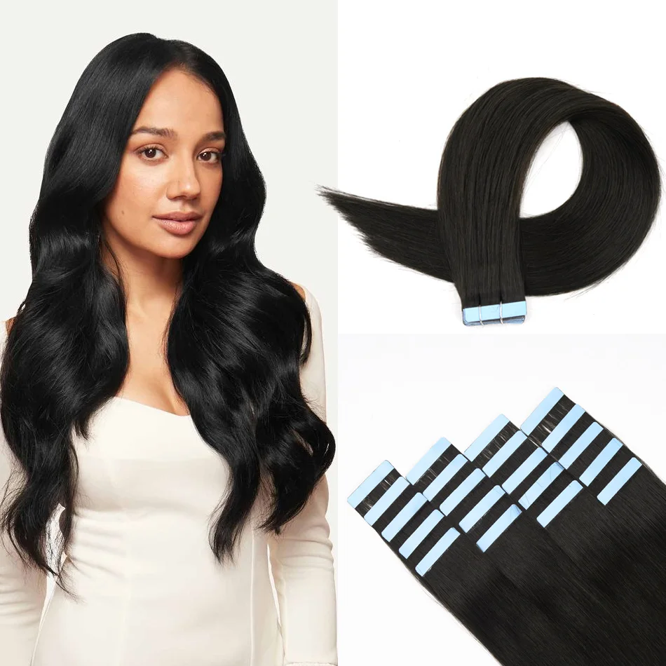 Tape in Hair Extensions Human Hair Remy Tape ins Human Hair Extensions Seamless Silky Straight Skin Weft for Length and Volume
Tape in Hair Extensions Human Hair Remy Tape ins Human Hair Extensions Seamless Silky Straight Skin Weft for Length and Volume