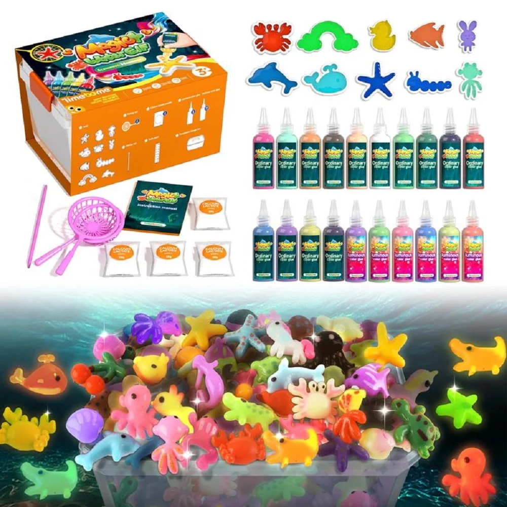 Magic Water Elf Toy Kit – Squishies for Kids, 20 Gels & 10 Molds, Magic Gel Water Pets Sensory DIY Craft Kit, Party Favors & Summer Gifts for Kids Ages 3+
Magic Water Elf Toy Kit – Squishies for Kids, 20 Gels & 10 Molds, Magic Gel Water Pets Sensory DIY Craft Kit, Party Favors & Summer Gifts for Kids Ages 3+