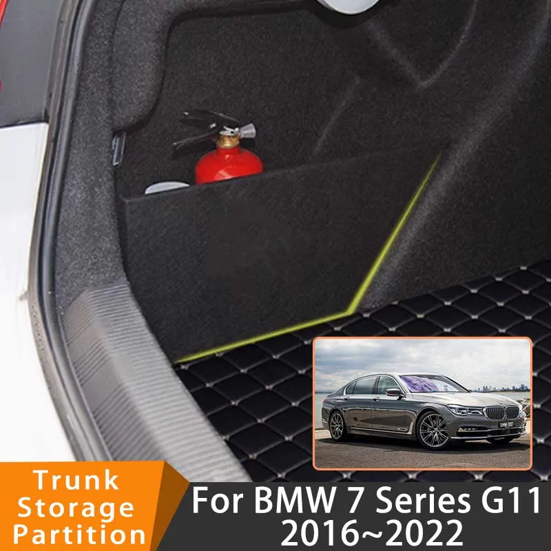 Auto Accessories For BMW 7 Series G11 2016~2022 2017 Car Upgrade Organizer Trunk Side Partition Trunk Interior Storage Box Parts
Auto Accessories For BMW 7 Series G11 2016~2022 2017 Car Upgrade Organizer Trunk Side Partition Trunk Interior Storage Box Parts