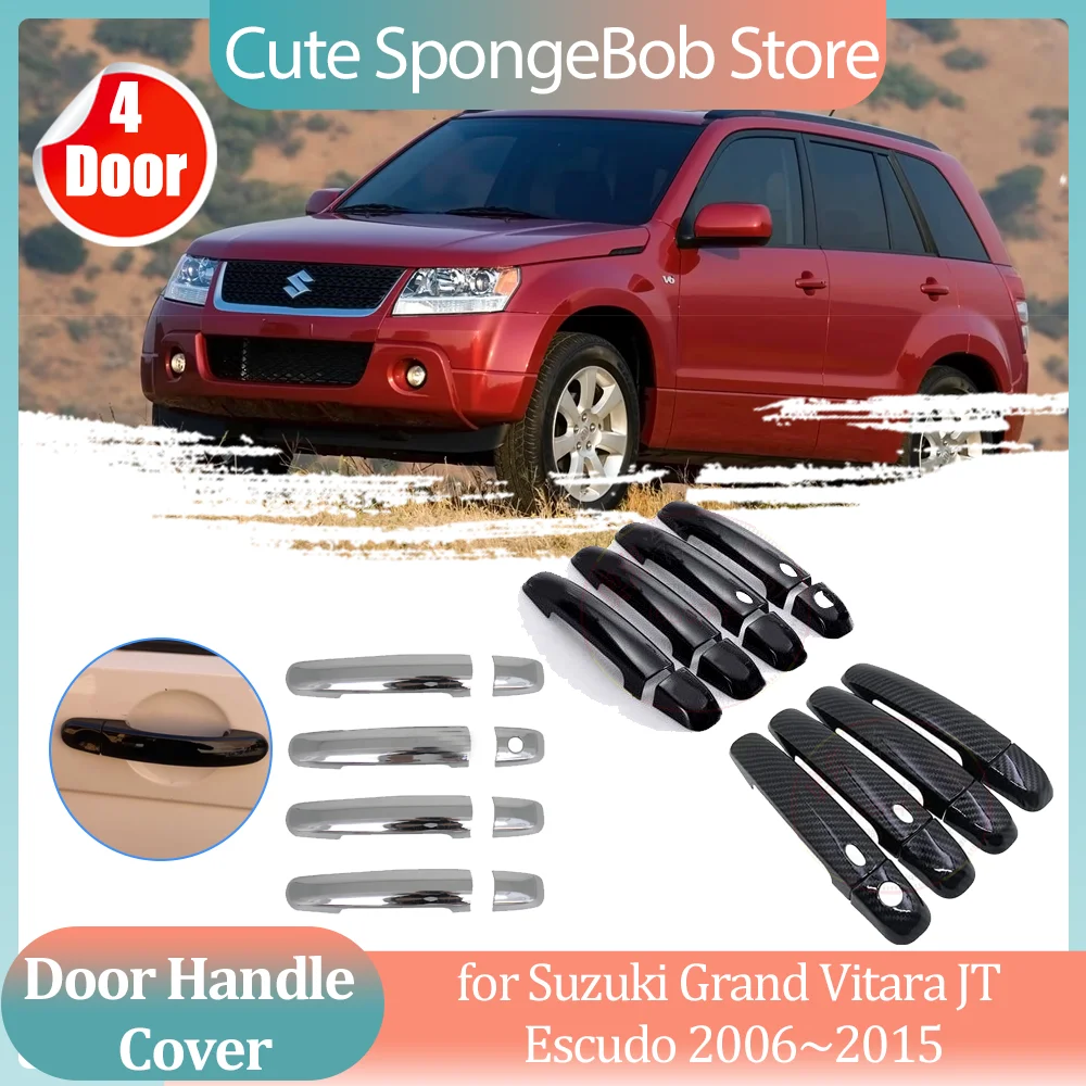 Car Handle Cover for Suzuki Grand Vitara JT Escudo 2006~2015 Carbon Fiber Black Door Sticker Trim Strip Cap Decor Accessories
Car Handle Cover for Suzuki Grand Vitara JT Escudo 2006~2015 Carbon Fiber Black Door Sticker Trim Strip Cap Decor Accessories