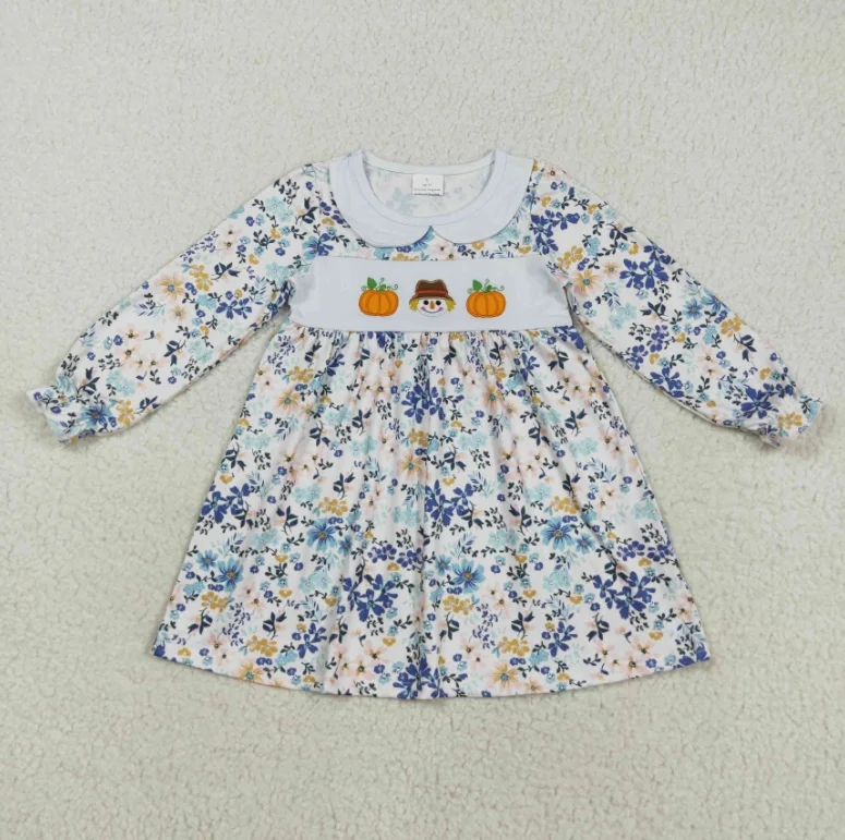 Детское платье-платье с длинными рукавами и цветочным принтом тыквы, осеннее платье длиной до колена для девочек
Детское платье-платье с длинными рукавами и цветочным принтом тыквы, осеннее платье длиной до колена для девочек