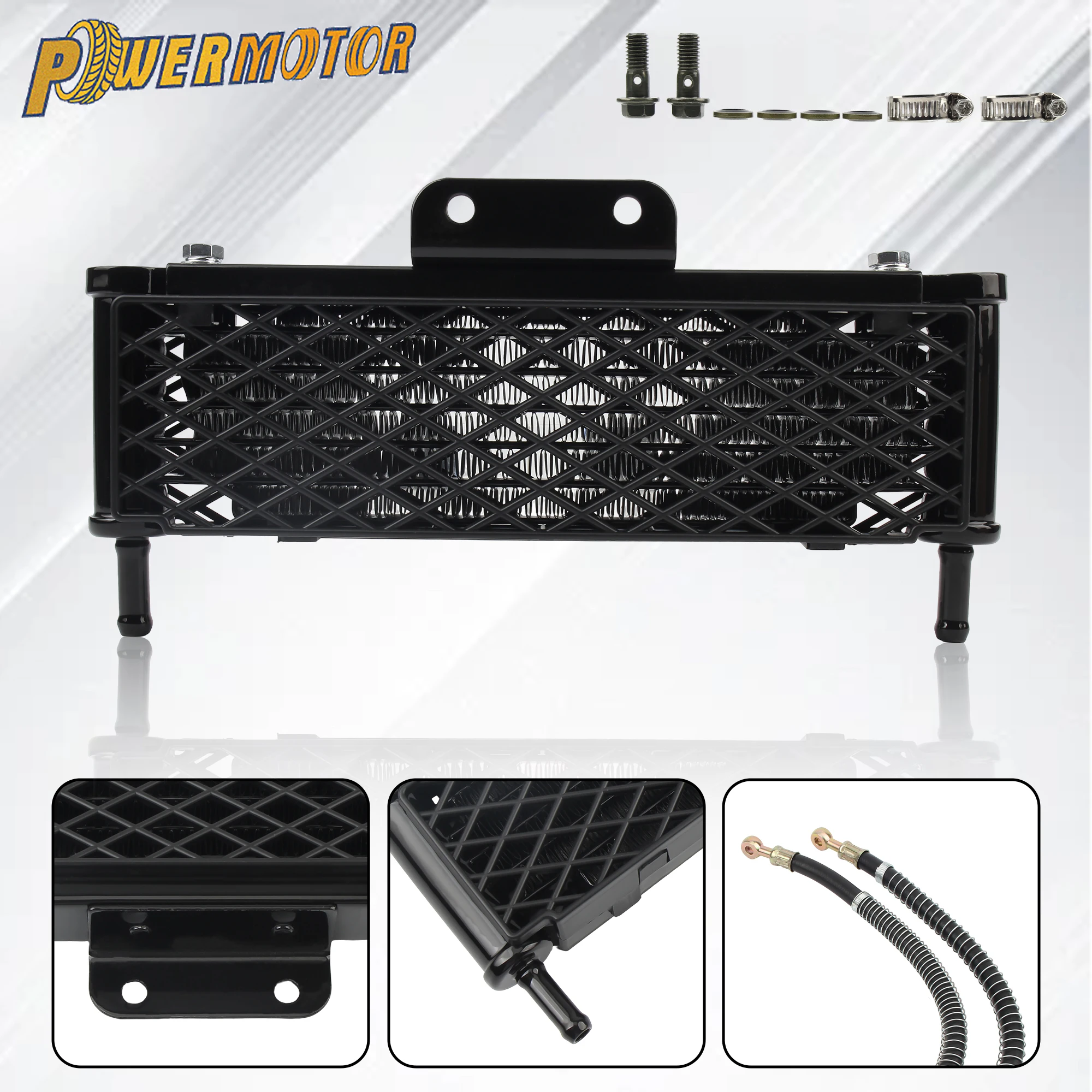 M8 M10 Motorcycle Oil Cooler Engine Oil Cooling Radiator System Kit for KTM Honda Kawasaki 140CC 150CC 160CC Motocross Dirt Bike
M8 M10 Motorcycle Oil Cooler Engine Oil Cooling Radiator System Kit for KTM Honda Kawasaki 140CC 150CC 160CC Motocross Dirt Bike