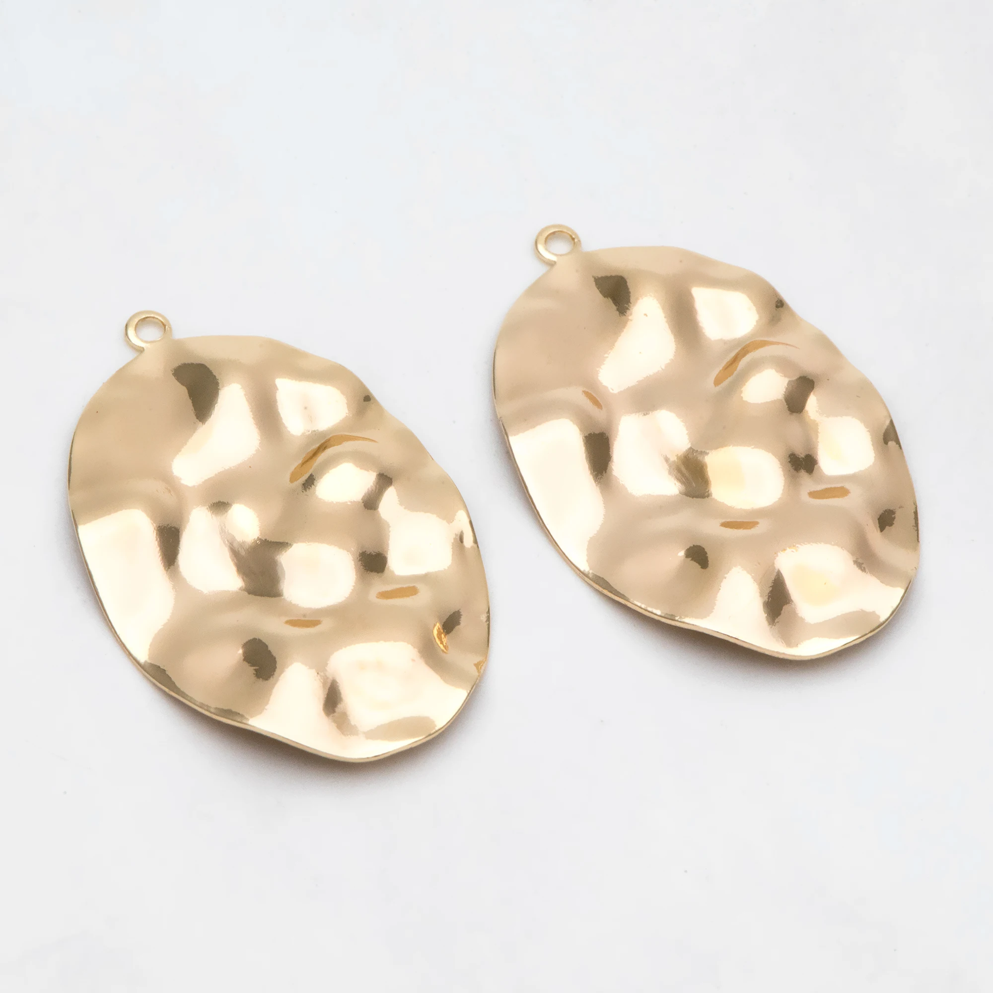 10pcs Hammered Oval Charms 37x23mm, Polished Gold Plated Brass Disc Pendants For Jewelry Making Diy Accessories (GB-437)
10pcs Hammered Oval Charms 37x23mm, Polished Gold Plated Brass Disc Pendants For Jewelry Making Diy Accessories (GB-437)